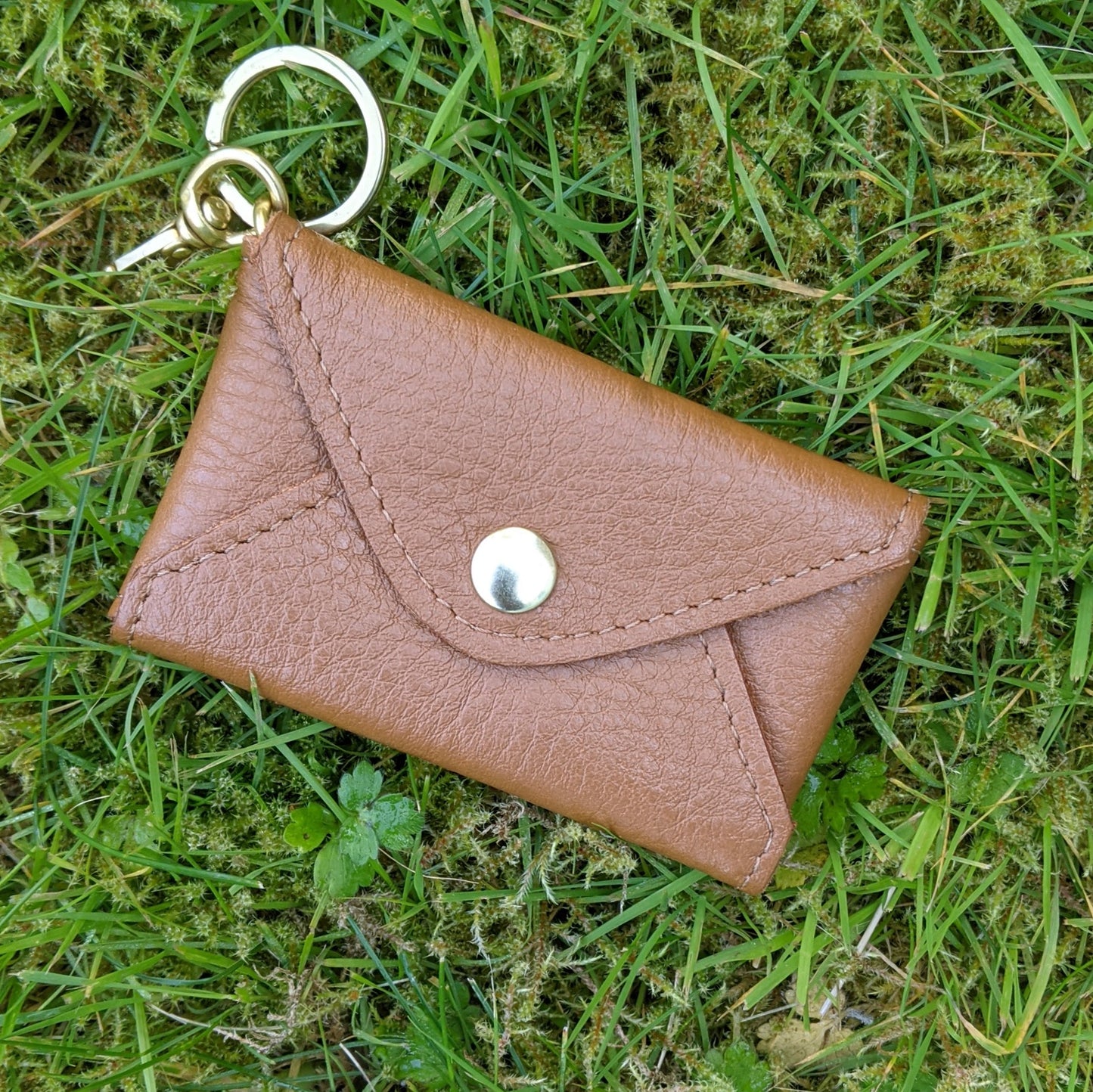 mini wallet with clip and key ring
