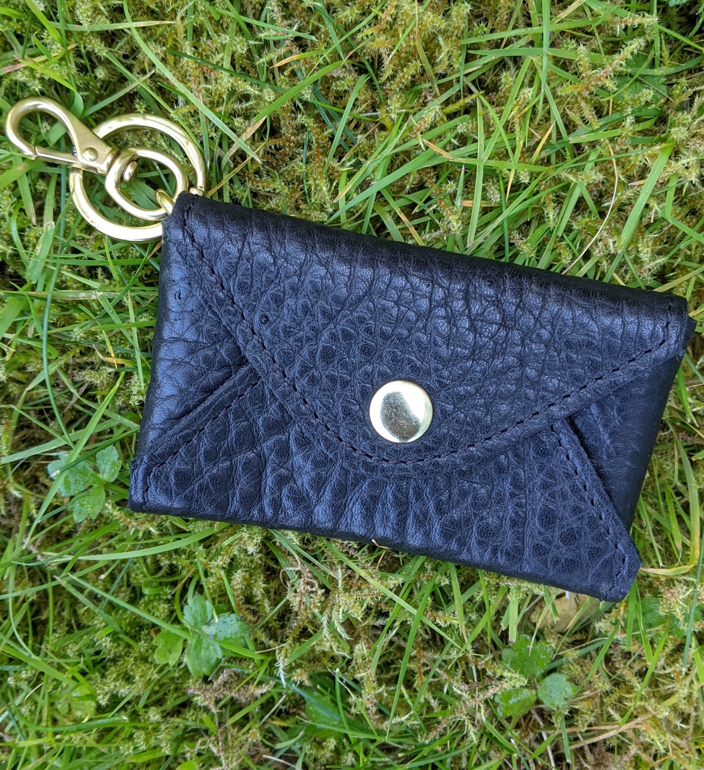 mini wallet with clip and key ring