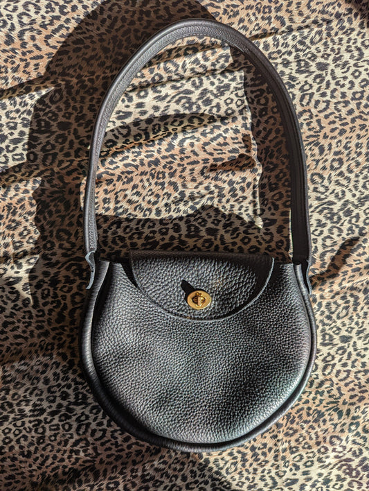 Underarm Bag with Brass Lock